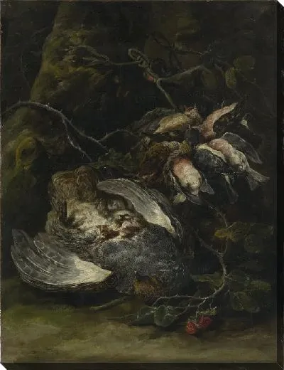 Картина Куропатка и мелкие охотничьи птицы