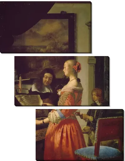 Картина Дама у клавесина