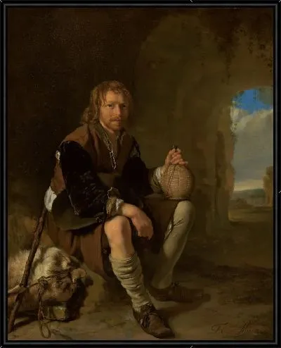 Картина Путешественник на отдыхе