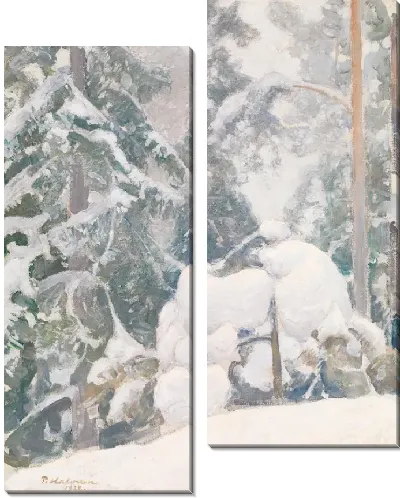 Картина Зимний пейзаж №37