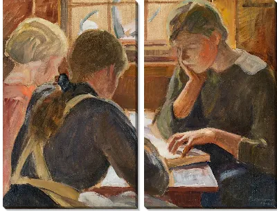 Картина Дети читают