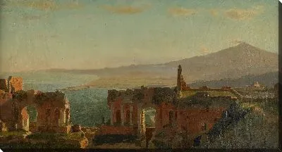 Картина Этна из Таормины