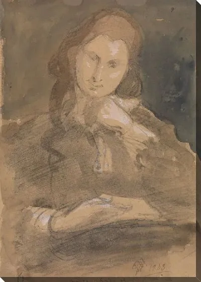 Картина Портретный этюд Марты, Леди Хейтер