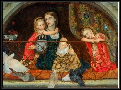 Портрет Миссис ЛитАрт и ее троих детей