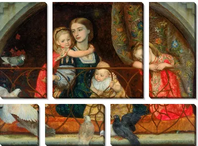 Портрет Миссис ЛитАрт и ее троих детей