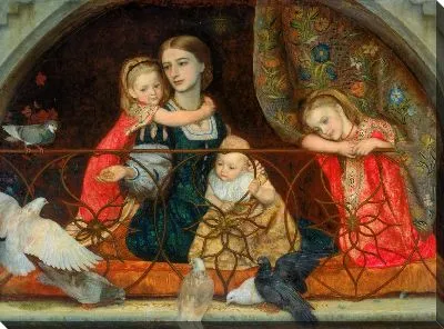 Картина Портрет Миссис ЛитАрт и ее троих детей