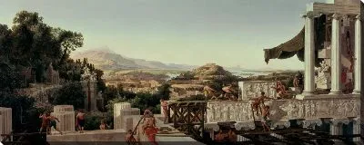 Картина Вид на цветок Греции