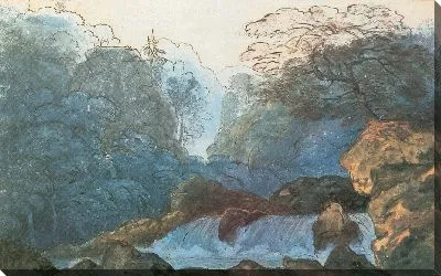 Картина Сценография для "Ундины" Карла Фридриха Шинкеля