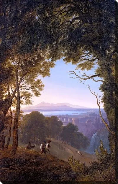 Картина Вид на итальянский пейзаж