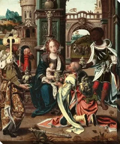 Картина Триптих Поклонения волхвов