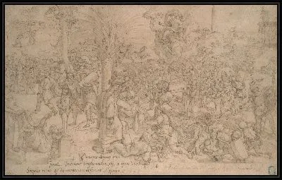 Картина Евреи собирают двенадцать камней с реки Иордан