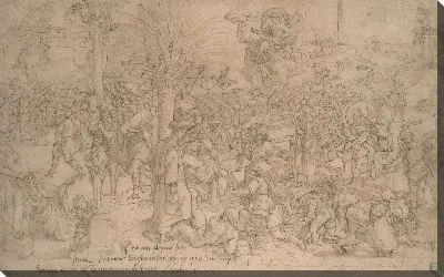 Картина Евреи собирают двенадцать камней с реки Иордан