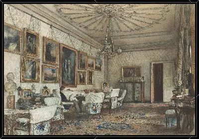 Салон в квартире графа Ланцкоронского в Вене