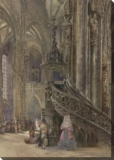 Картина Интерьер собора Святого Стефана в Вене