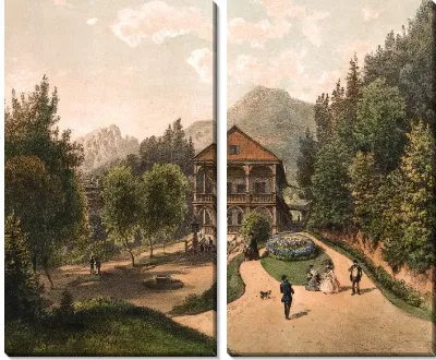 Картина Старый ресторан в Старом Смоковце