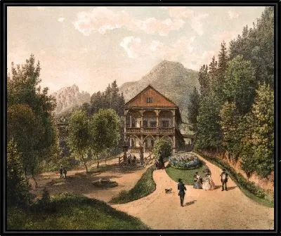 Картина Старый ресторан в Старом Смоковце