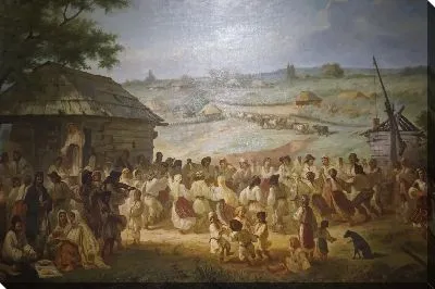 Хоровод из-за пределов реки Олт