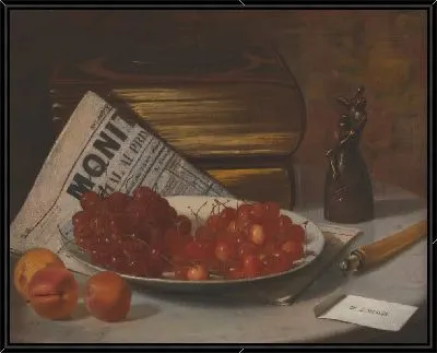 Натюрморт с вишней