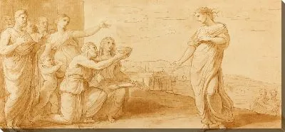 Картина Психея, которой поклоняются как олицетворение красоты