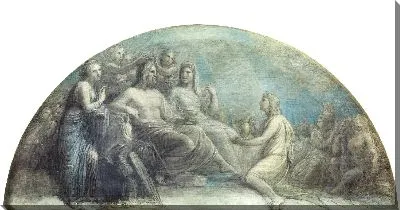 Картина Коронация Юпитера - Олимп