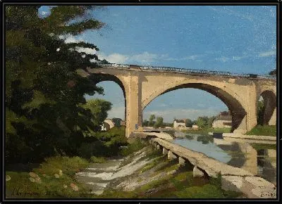 Железнодорожный мост в Бриаре