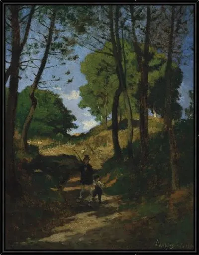 Картина Елки около Марлотт