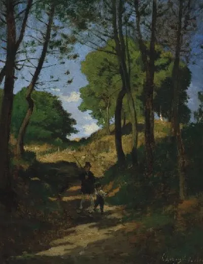 Картина Елки около Марлотт