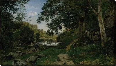 Картина Скалистый путь в Морване