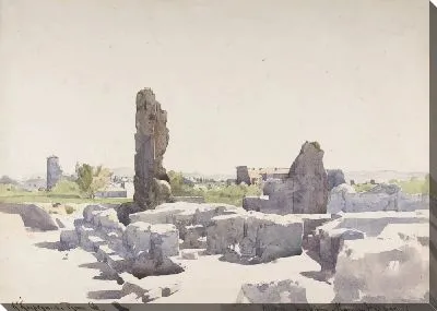 Картина Вид на Колизей из базилики Домициана и Флавиевского дворца в Риме