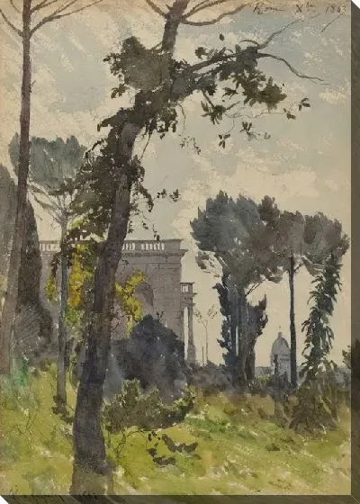 Картина Вид на купол собора Святого Петра в Риме