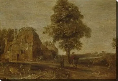 Картина Пейзаж с водопадом