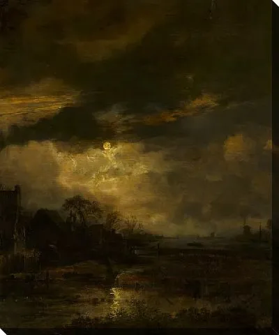 Картина Пейзаж на закате