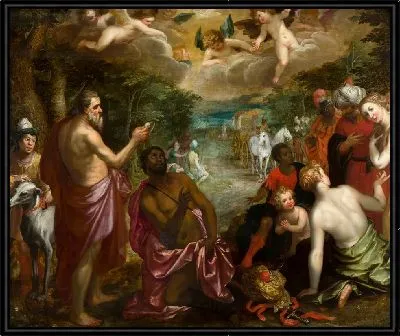 Крещение Чемберлена Королевы Кэндис Эфиопии