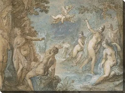 Картина Диана и Актеон