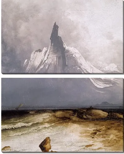 Картина Стетинд в тумане