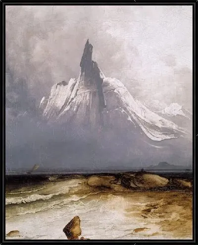 Картина Стетинд в тумане