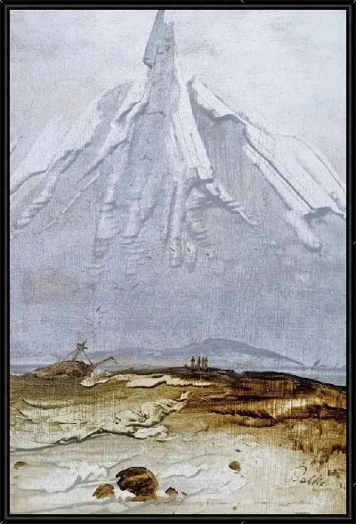 Картина Прибрежный пейзаж с крушением