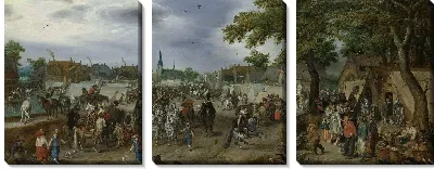 Картина Принц Морис и Фредерик Генри на Валкенбургской конной ярмарке