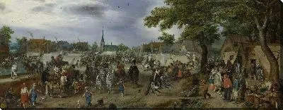 Картина Принц Морис и Фредерик Генри на Валкенбургской конной ярмарке