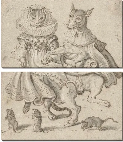 Танцующий кот и собака