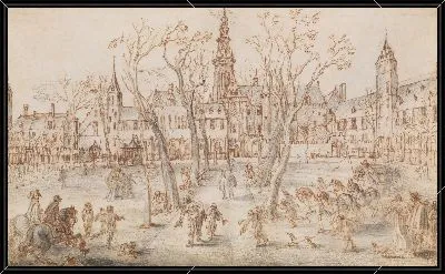 Картина Площадь Аббатства или Мидделбург