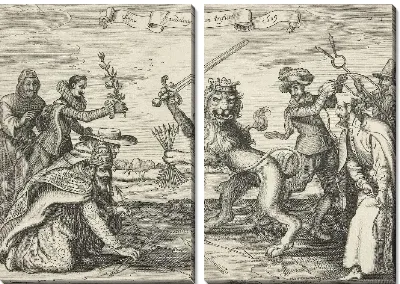 Картина Аллегория мирных переговоров о перемирии, 1609