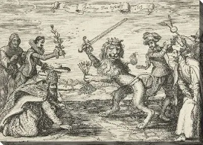 Аллегория мирных переговоров о перемирии, 1609