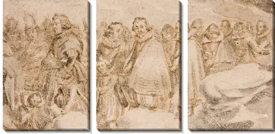 Картина Фредерик V Arraiving в Богемии