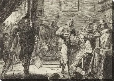 Картина Фермер в большой парикмахерской, ок. 1650