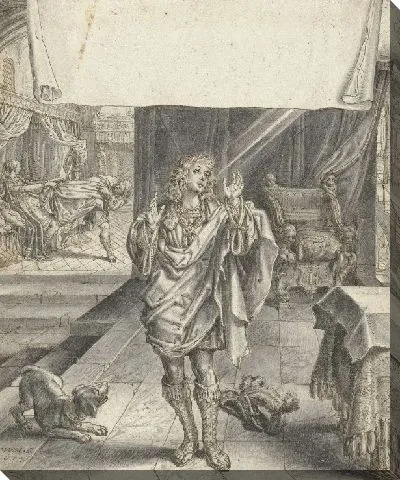 Картина Фронтиспис Дизайн для Jacob Cats, Self-Strijt