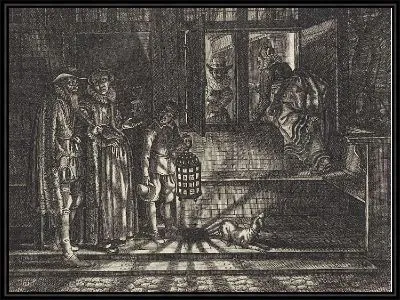 Женщина лезет в окно ночью