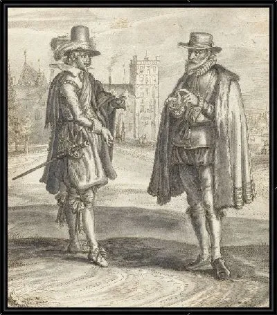 Двое мужчин разговаривают в Buitenhof