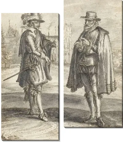 Двое мужчин разговаривают в Buitenhof