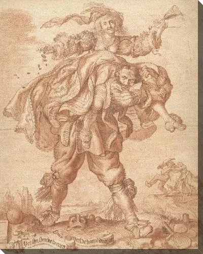 Картина Он берет сильные ноги, чтобы нести роскошь